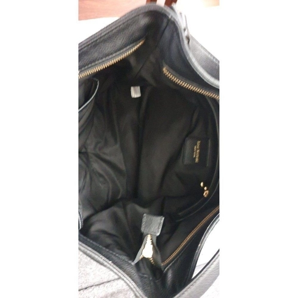 ISAAC MIZRAHI LEATHER HOBO BAG - Picture 13 of 16